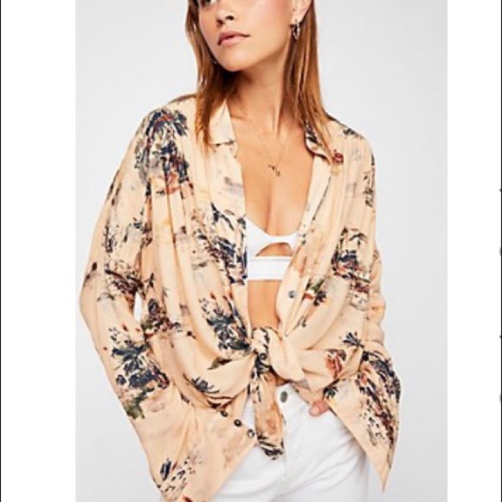 Loving On You Button-Down Top by Free People